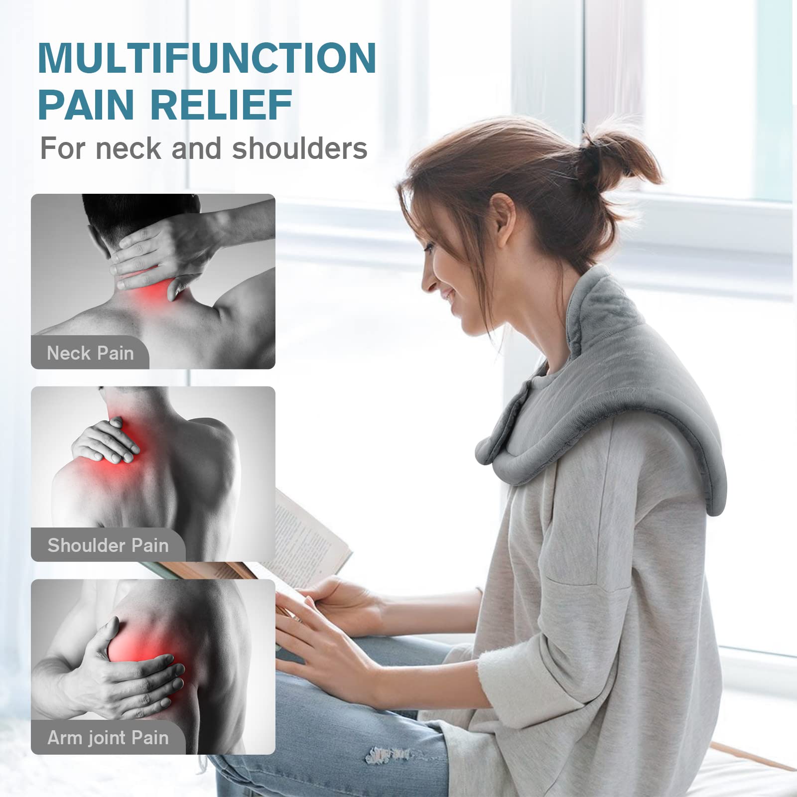 Duerer Electric Heating Pad For Back Shoulder Neck