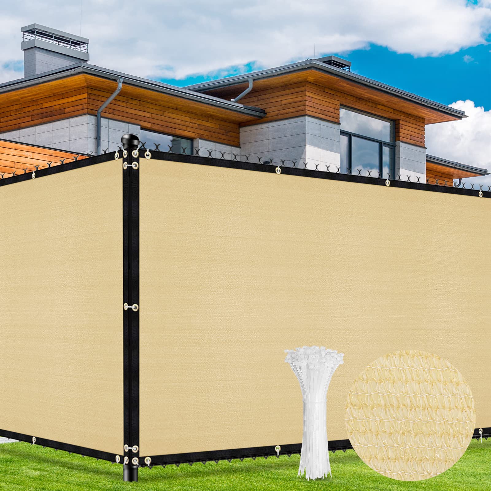 Duerer Privacy Fence Screen (Sand)