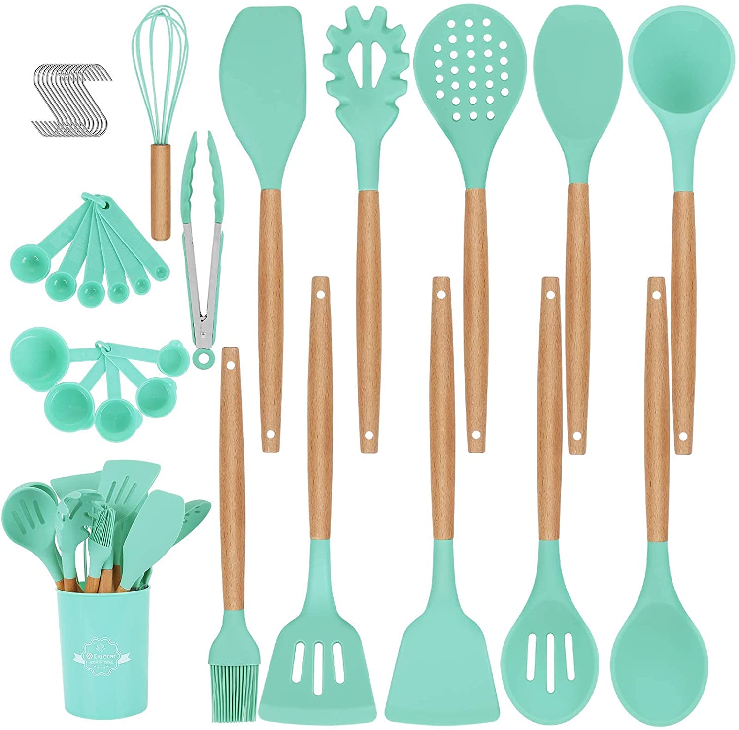 Duerer Silicone Cooking Utensil Set (Grey)